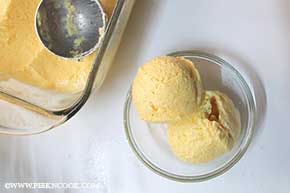 Easy Homemade Mango Ice Cream
