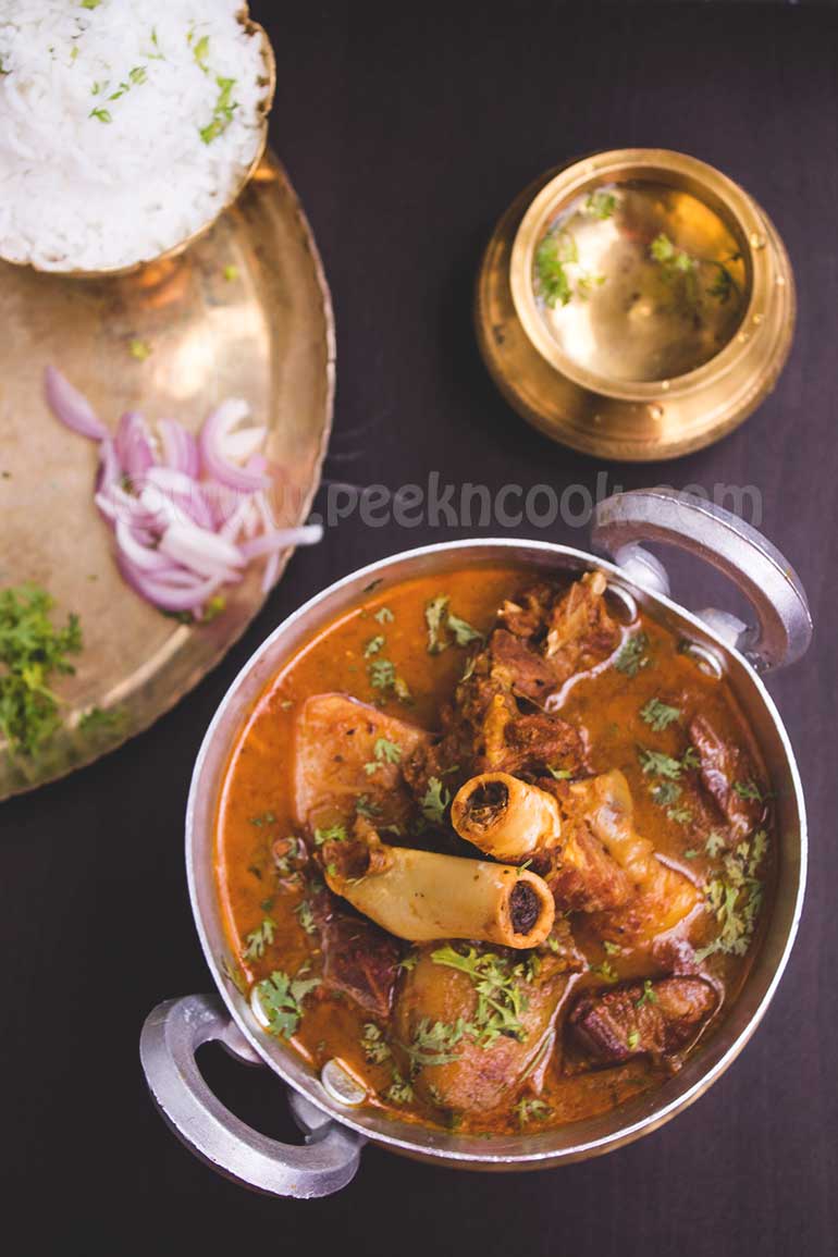 Bengali Style Baby Goat Curry Or Kochi Panthar Jhol