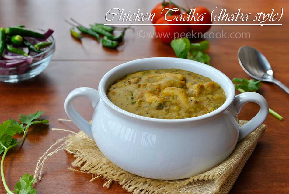 Dhaba Style Chicken Tadka