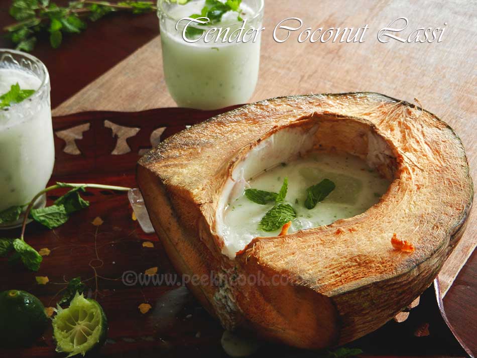 Tender Coconut Lassi/Buttermilk Or Daaber Ghol