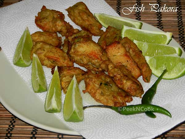 Bengali spicy battered fish fry or Machhi pakoda