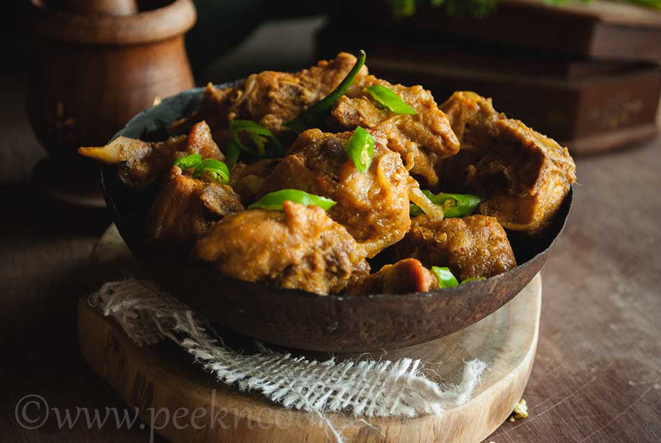Bono Bihari Murgi or Bengali Spicy Chicken Curry