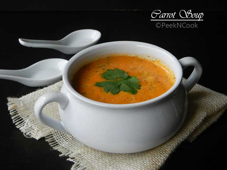 Indian Spiced Carrot Soup