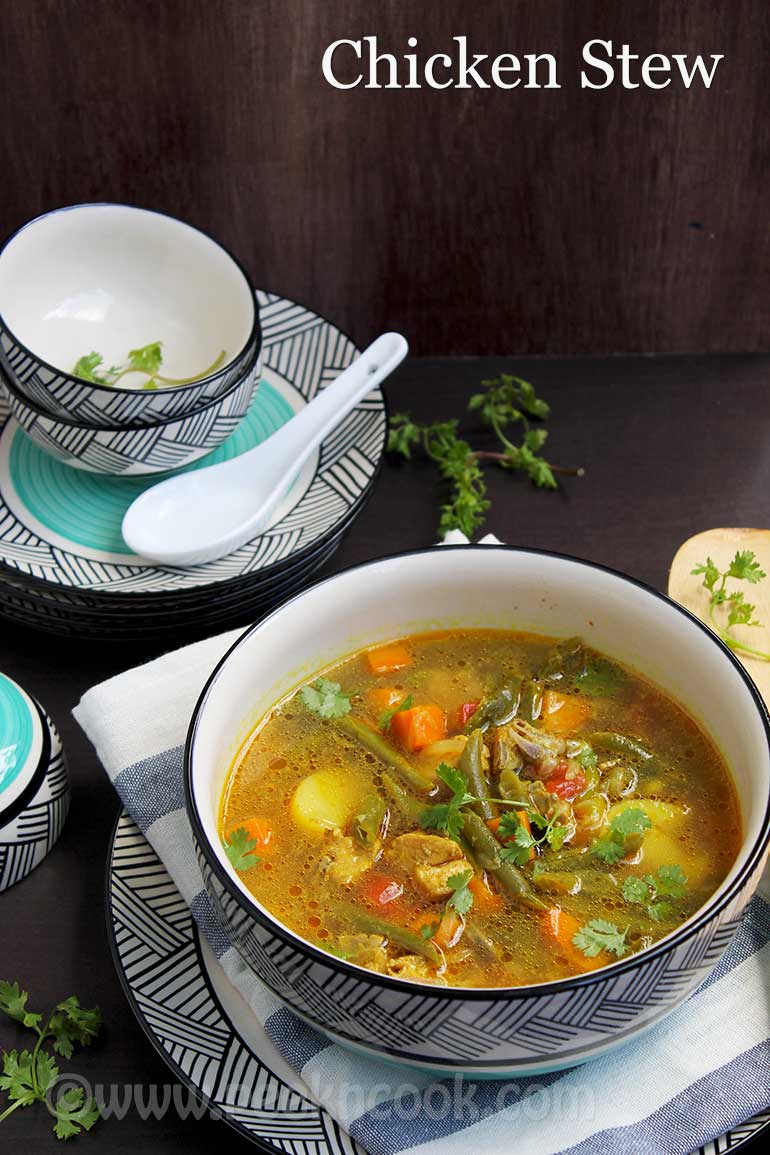 Indian Style Light Chicken & Vegetable Stew
