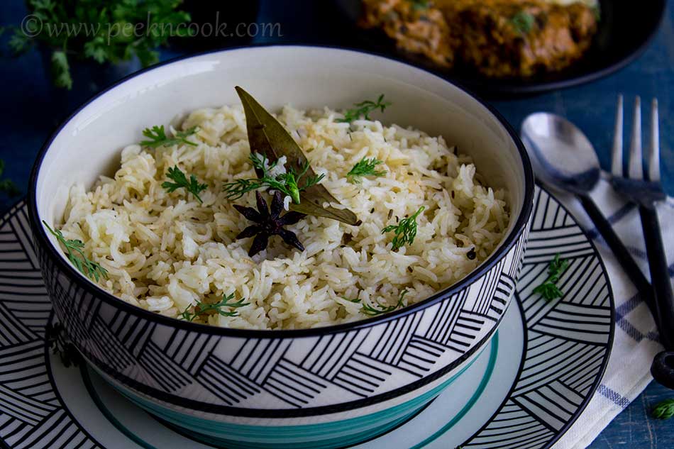 Jeera Rice Or Cumin Flavored Rice