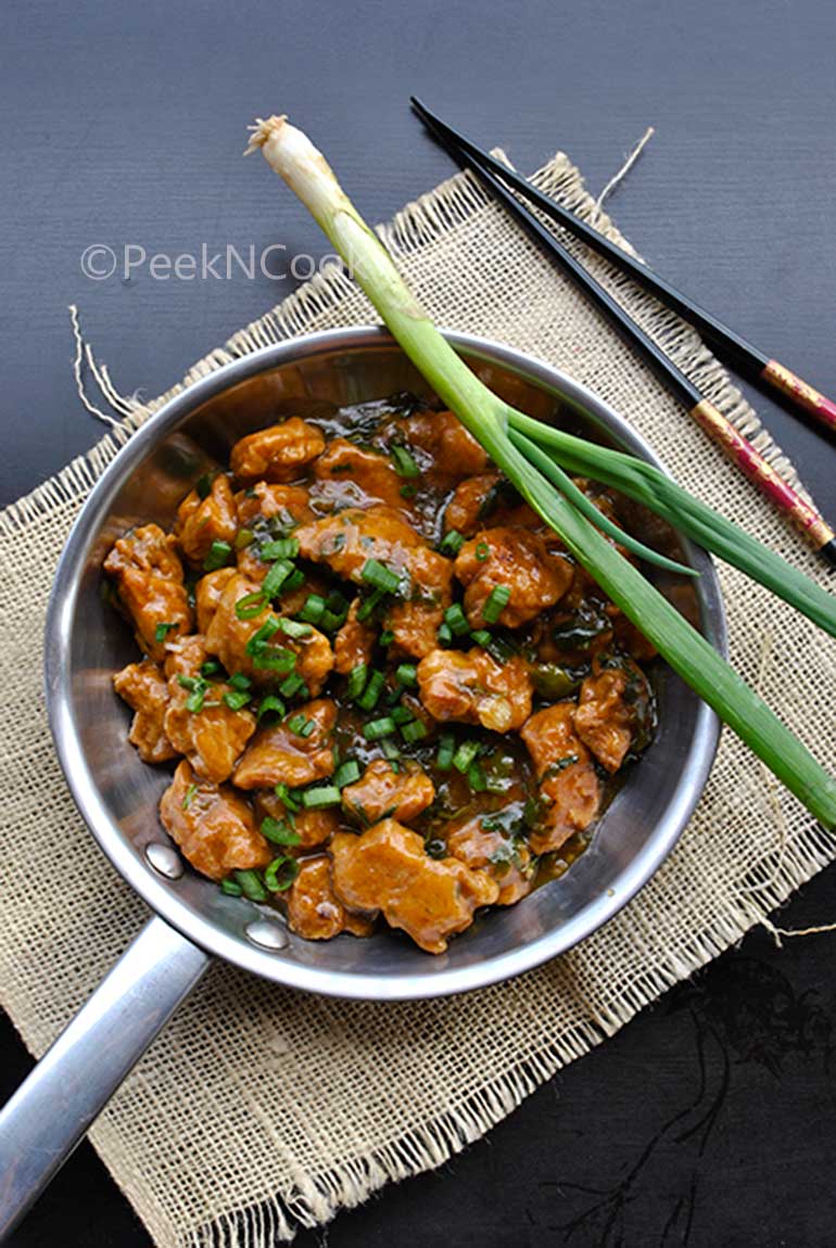 Indo-Chinese Style Chicken Manchurian Gravy