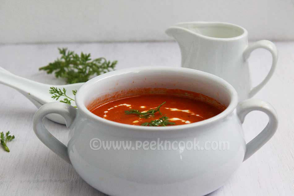 Easy Homemade Fresh Tomato Soup
