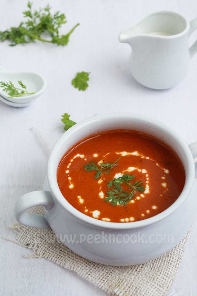 Easy Homemade Fresh Tomato Soup
