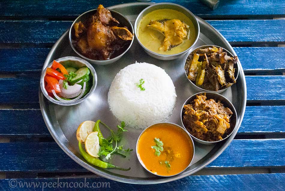 Sunday Bengali Lunch Thali