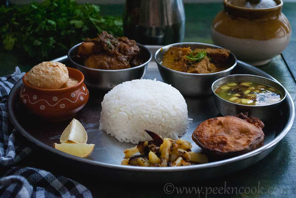 Sunday Bengali Mutton Thali